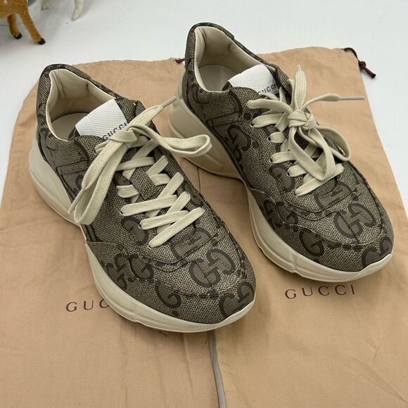 Women’s Gucci GG Rython sneakers size 36 made in Italy - Picture 1 of 8
